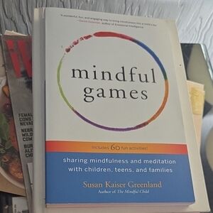 Mindful Games Book by Susan Kaiser Greenland - White and Blue Cover